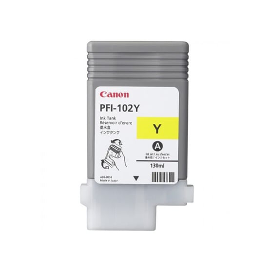Canon LUCIA PFI-102 Κίτρινο Μελάνι Εκτυπωτή 0898B001 image 1