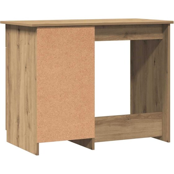 Γραφείο VidaXL από Επεξεργασμένο Ξύλο 100x50x76 cm - Artisan Δρυς image 6