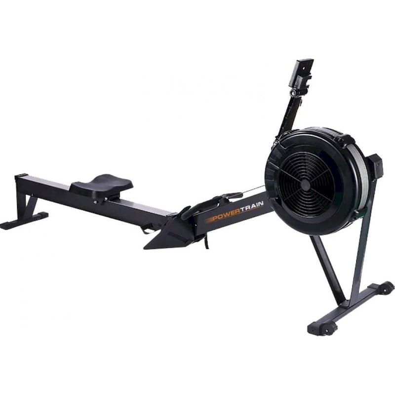 POWER FORCE Κωπηλατική με Αερο-Μαγνητική Αντίσταση Power Force Power Train Air Rower PF-14007 260x63x75cm - Μαύρη