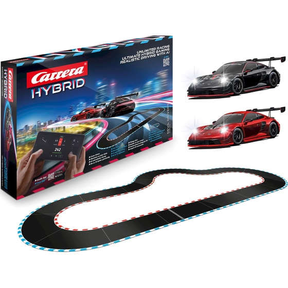 Carrera Hybrid Set: Devil Drivers 1:50 Porsche 911 GT3 R Τηλεκατευθυνόμενα Αυτοκίνητα σε Πίστα (50050002) image 0