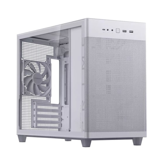 Κουτί Desktop Asus Case Prime Ap201 Tempered Glass Microatx - Λευκό image 5