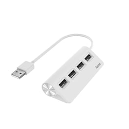 USB Hub 2.0 Hama 4 ports Λευκό