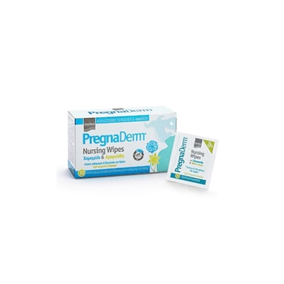 Intermed Pregnaderm Nursing Wipes Μαντηλάκια Καθαρισμού, 30τμχ image 0