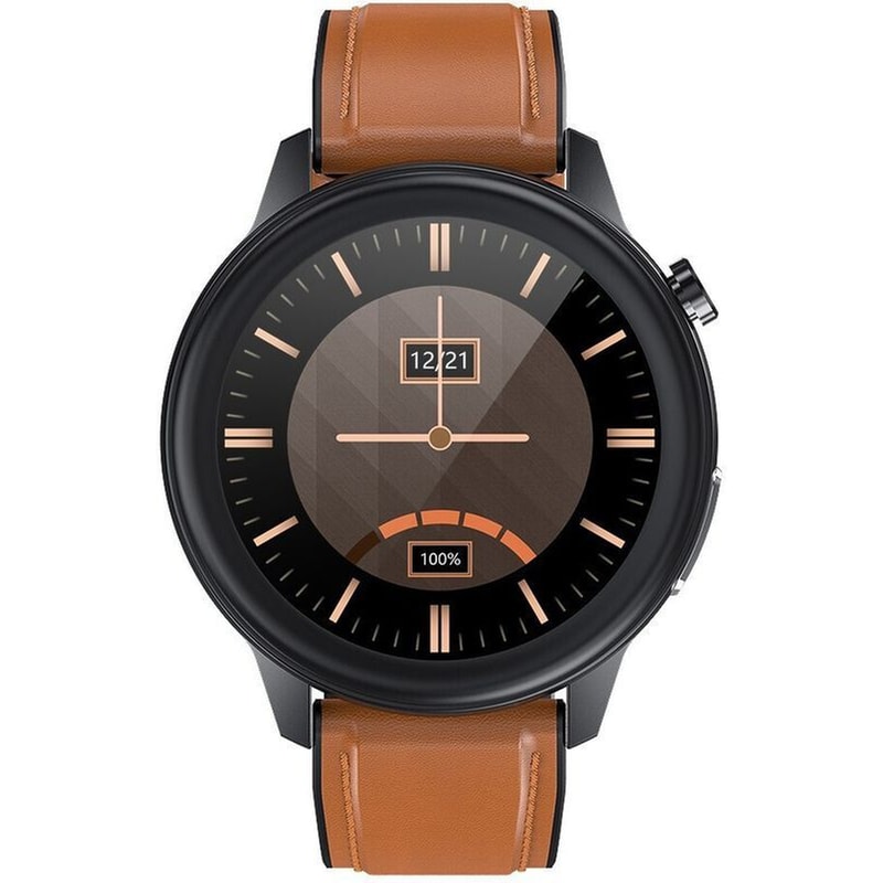 MAXCOM Smartwatch Maxcom FW46 Xenon 33mm - Μαύρο/ Καφέ