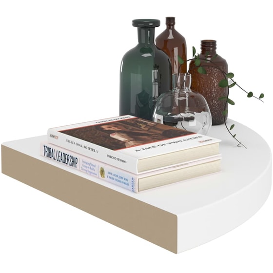 Ράφια Τοίχου VidaXL από MDF Σετ 4 Τμχ 35x35 cm - Λευκό image 6