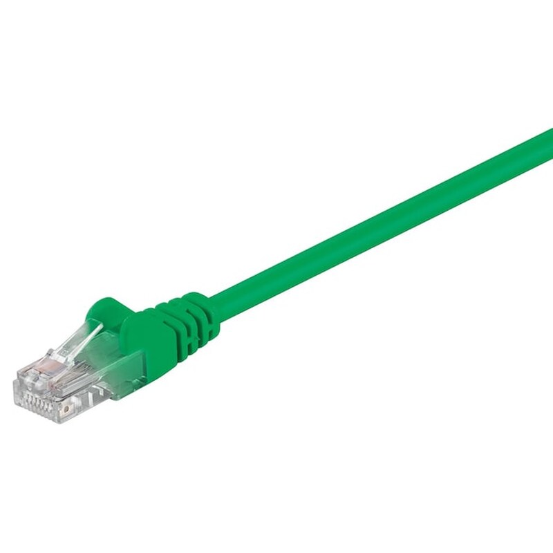 Καλώδιο Goobay 95558 U/UTP Cat.5e 1.5m Πράσινο