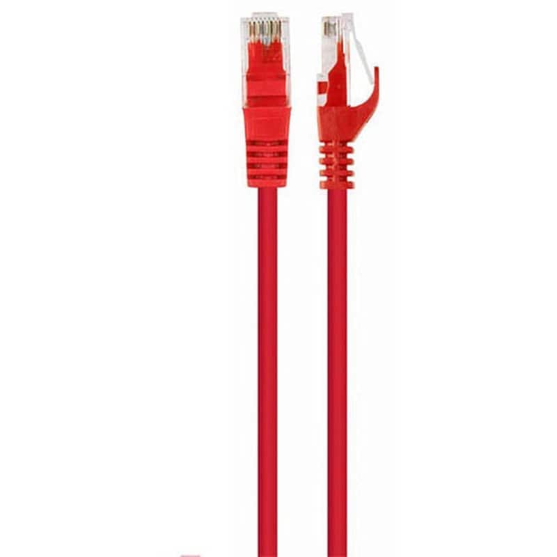 CABLEXPERT Καλώδιο δικτύου Cablexpert PP6U-1M/R U/UTP 1m - Κόκκινο