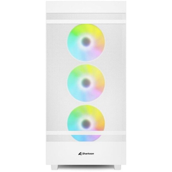 Κουτί Desktop Sharkoon Rebel C50 RGB Gaming Full Tower - Λευκό image 1