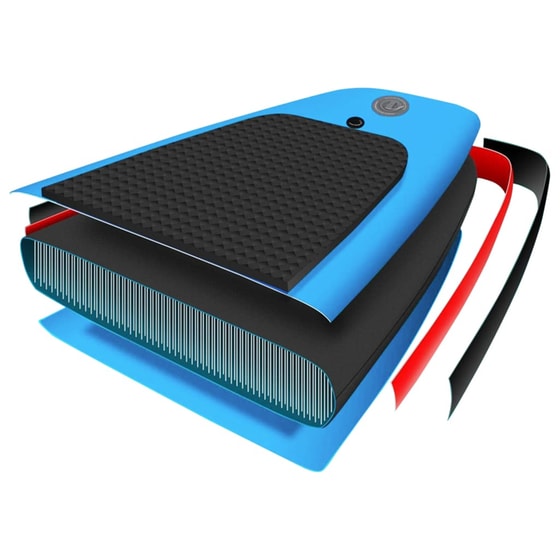 Φουσκωτή Σανίδα SUP VidaXL 305 x 76 cm - Μπλε image 9