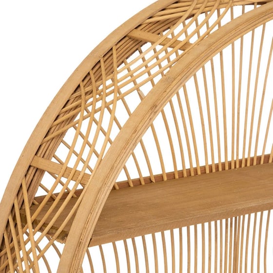 Ραφιέρα Atmosphera από Μπαμπού 70x15cm - Μπεζ image 2