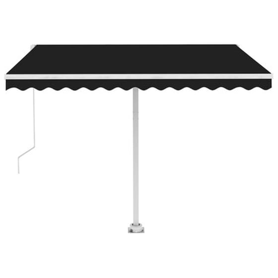 Τέντα Vidaxl Συρόμενη Χειροκίνητη Ανεξάρτητη 300x250cm - Ανθρακί image 5