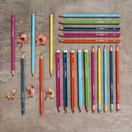 Μολύβι Stabilo 160 με Γόμα 2B (1 Τεμάχιο) image 1