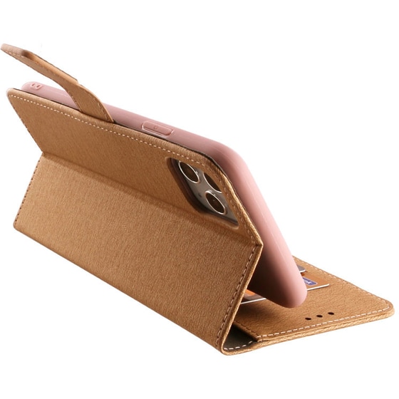Θήκη Apple iPhone 11 Pro - Volte-tel Allure Magnet Book Stand Clip - Gold image 2