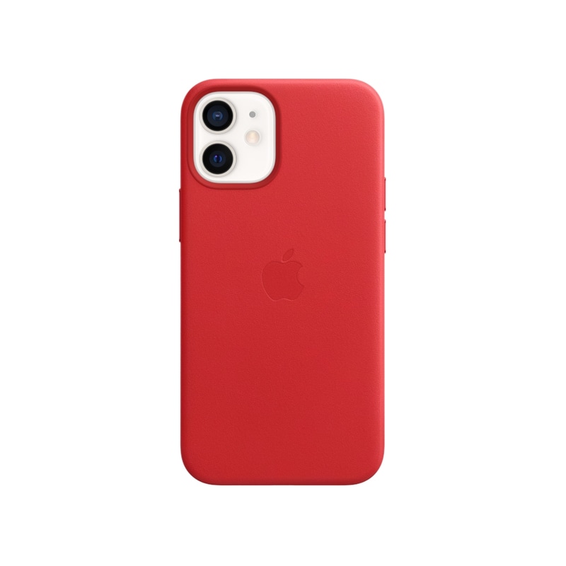 Θήκη Apple iPhone 12 Mini - Apple Leather Back Case MagSafe - (PRODUCT) Red