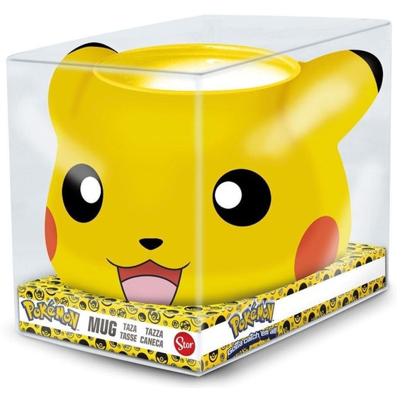 Κούπα 3D Stor Pokemon Pikachu Κεραμική 500 ml - Κίτρινη image 1