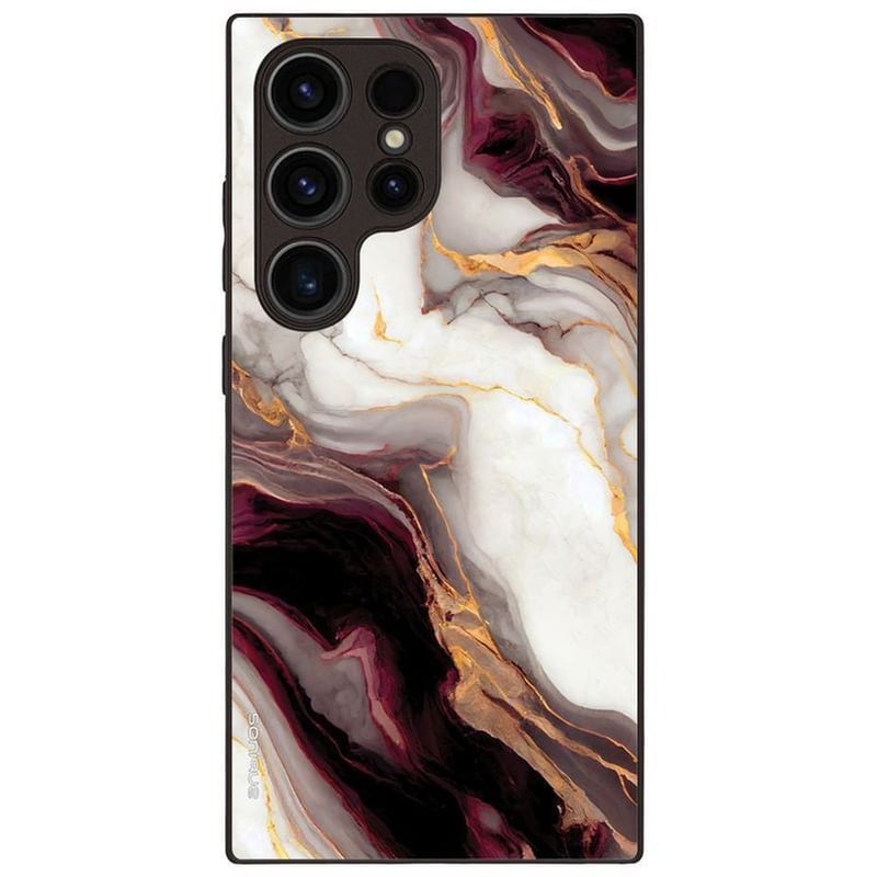Θήκη Samsung Galaxy S24 Ultra - Sonique Marble Series - Burgundy