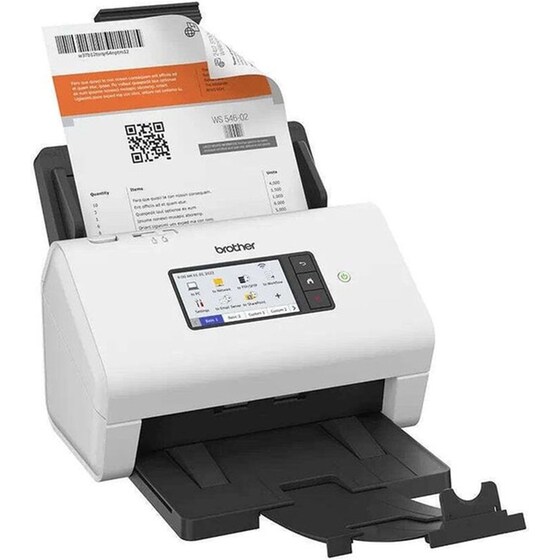 Brother ADS-4900W Σαρωτής εγγράφων A4 Sheetfed Optical 600 DPI με WiFi και Ethernet - Λευκό image 2
