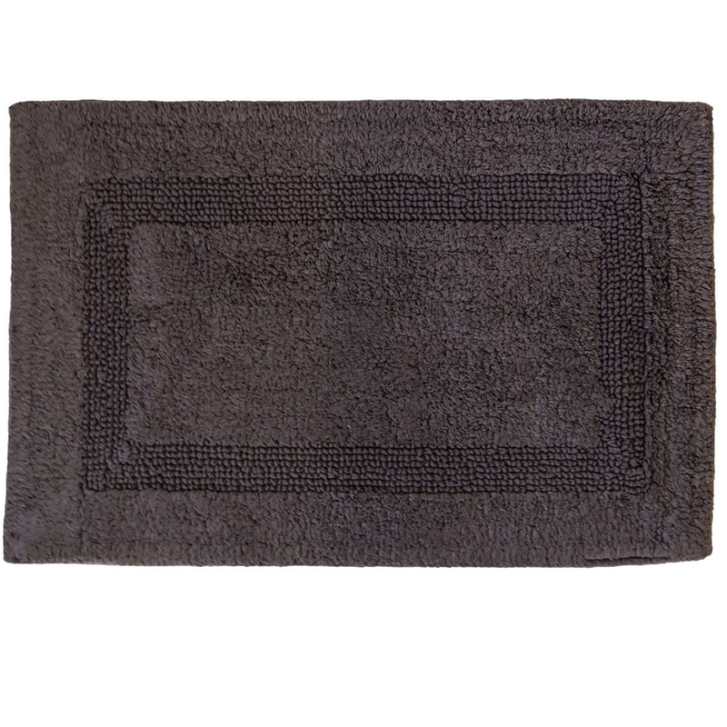 Πατάκι Μπάνιου Δημητράκας Rainbow Cutloop 05580.003 Βαμβακερό 45x65cm - Ανθρακί