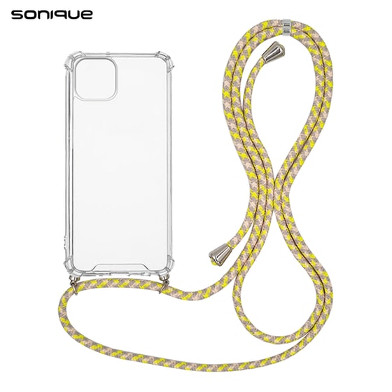 Θήκη Apple iPhone 14 Plus - Sonique Armor Clear - Rainbow Κίτρινο image 0