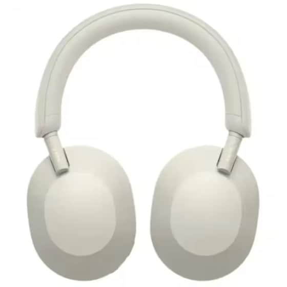 Sony WH-1000XM5 Premium Noise Cancelling Wireless Over Ear Headphones - Silver image 1