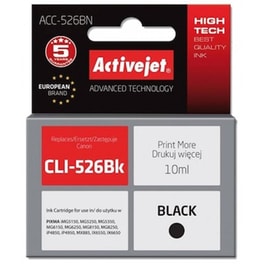 Συμβατό Canon Cli-526 Μαύρο Μελάνι Εκτυπωτή Acc-526bn