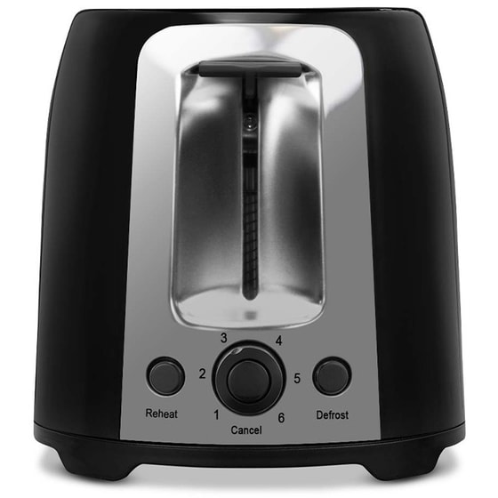 Φρυγανιέρα LIFE CRISPY 2 Θέσεων 750 W Μαύρο image 1