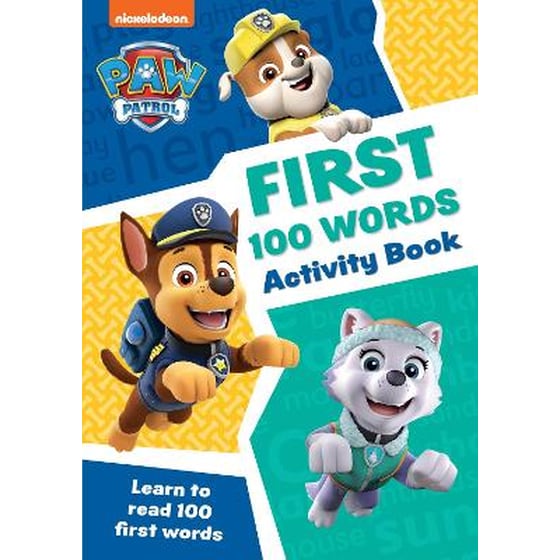 PAW Patrol First 100 Words Activity Book image 0