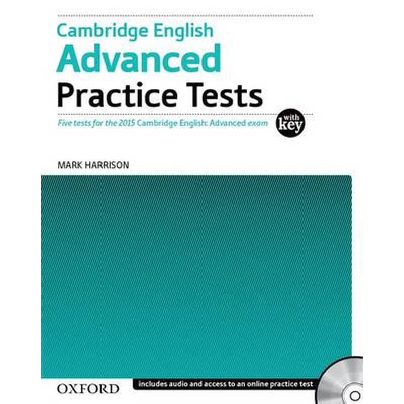 Cambridge English: Advanced Practice Tests: Tests With Key and Audio CD Pack