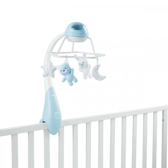 Βρεφικό Παιχνίδι Κούνιας Chicco με Προβολέα Light Blue image 2