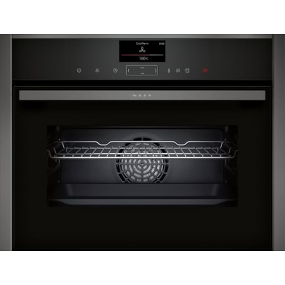 Εντοιχιζόμενος Φούρνος Ατμού NEFF C17FS22G1 47 Lt 60 x 45 Μαύρο image 0