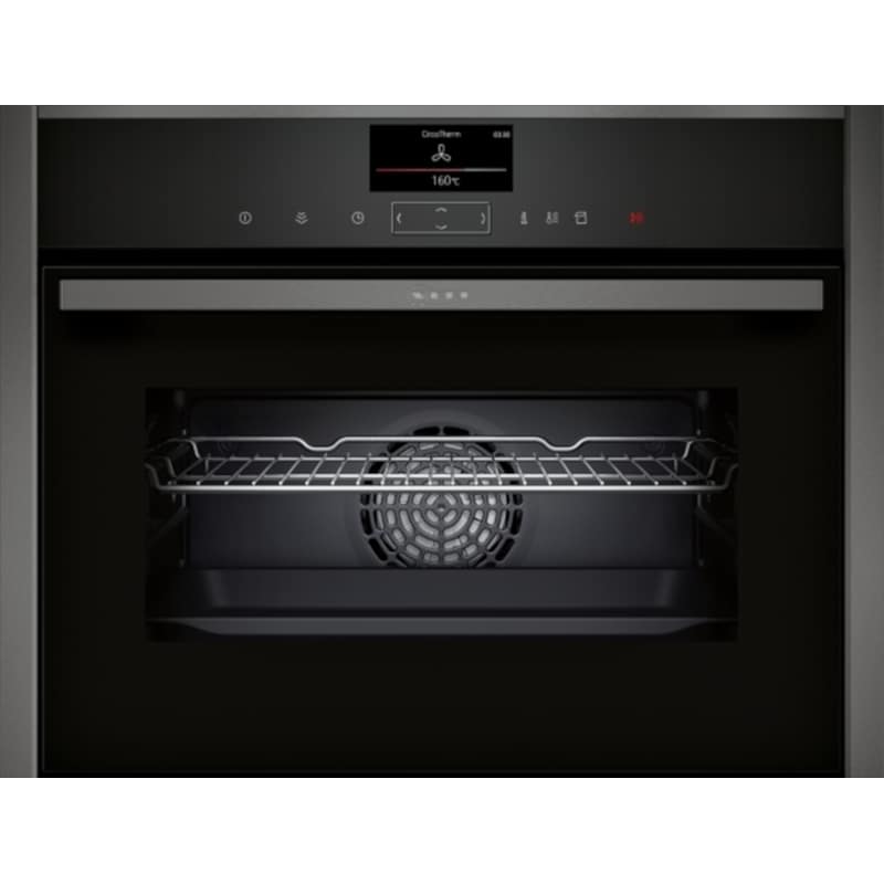 NEFF Εντοιχιζόμενος Φούρνος Ατμού NEFF C17FS22G1 47 Lt 60 x 45 Μαύρο