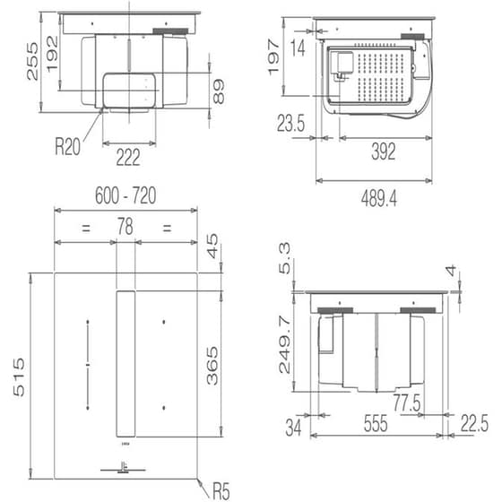 ELICA NIKOLATESLA FIT BL/A/72 72 cm Μαύρο Εστία Επαγωγική Αυτόνομη image 7