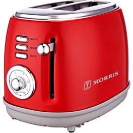 Φρυγανιέρα MORRIS R20816TSR Retro Series 2 Θέσεων 850W Κόκκινο