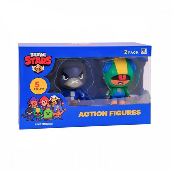 Φιγούρες P.M.I - Brawl Stars BRW6015 - 11cm (2τμχ) image 2