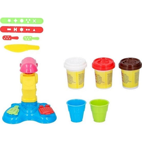 Σετ Πλαστοζυμαράκια Creative Kids Doughset Ice Cream 3 Βαζάκια και Εργαλεία image 0