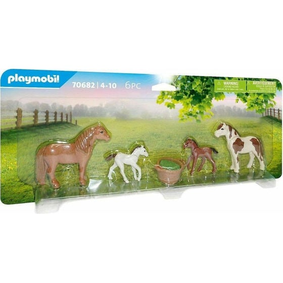 PLAYMOBIL® Country Πόνυ με τα μικρά τους (70682) image 0