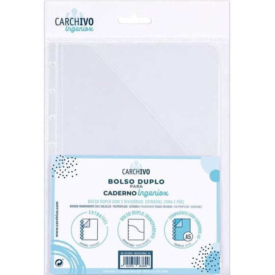 Φάκελος Carchivo Διάφανος 2 Θέσεων A5 image 0