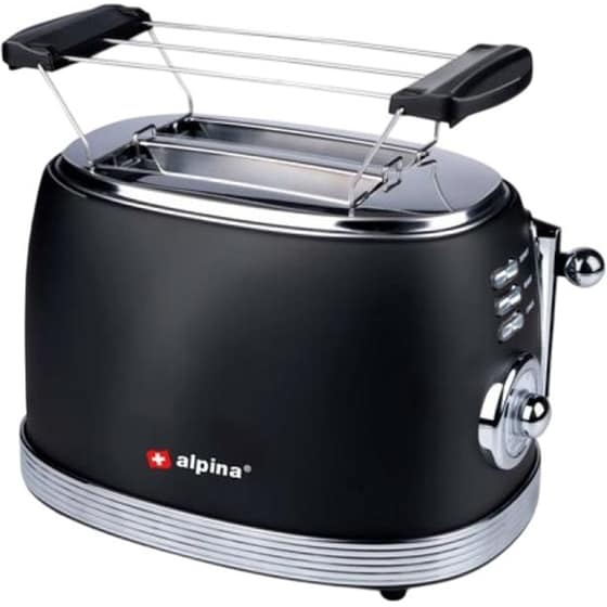 Φρυγανιέρα ALPINA 26998 Retro 850 W Μαύρη image 0