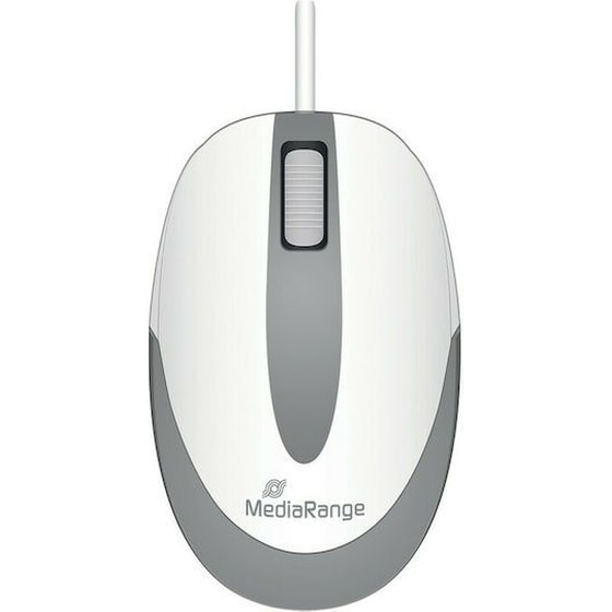 MediaRange MROS214 Ενσύρματο Ποντίκι - Λευκό image 0