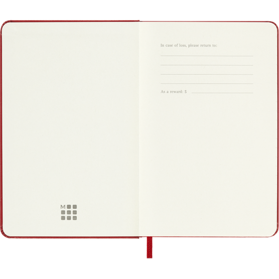 Ημερολόγιο Εβδομαδιαίο 2027 Moleskine 12M Pocket Hardcover Κόκκινο image 2
