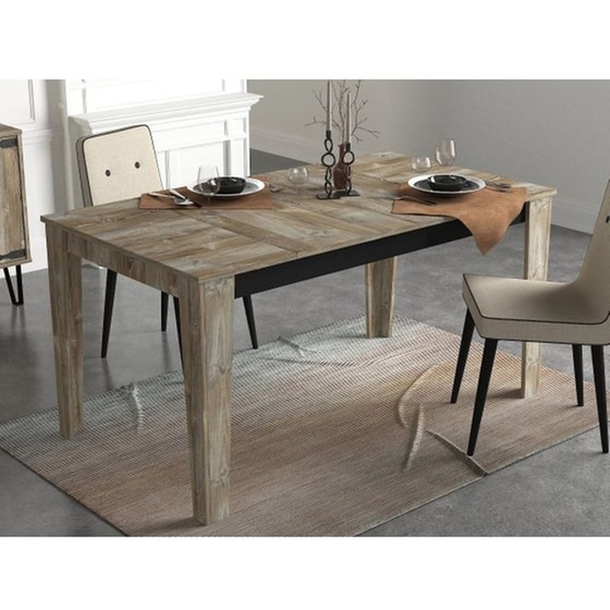 Τραπέζι 24Mall Alora 145x85x76.2 cm - Μπεζ image 2