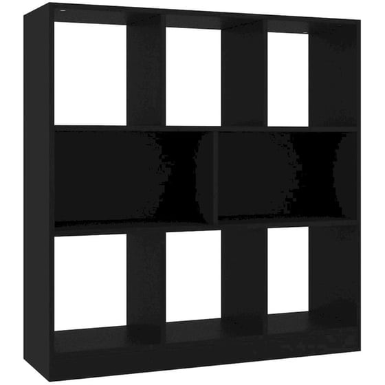 Βιβλιοθήκη VidaXL  από Μοριοσανίδα 97.5x29.5x100 cm - Μαύρο image 0