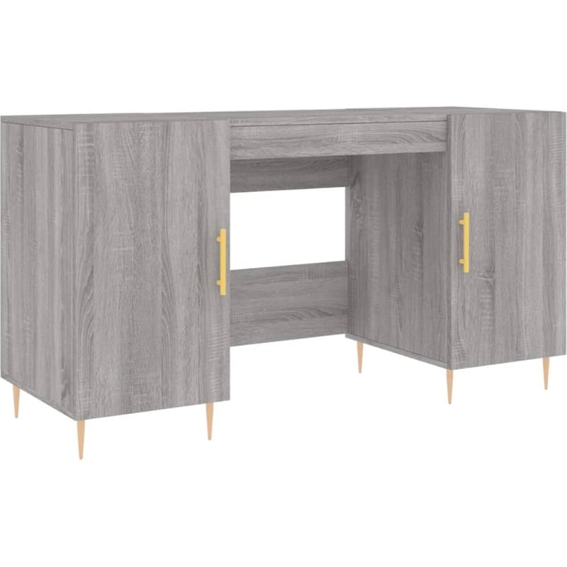 Γραφείο VidaXL από Επεξεργασμένο Ξύλο 140x50x75 cm - Γκρι Sonoma
