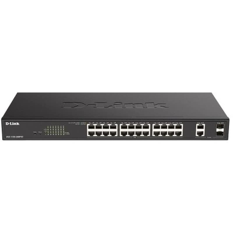 DLINK D-Link DGS-1100-26MPV2 Network Switch Managed L2 Smart Gigabit Ethernet (1000 Mbps) 26-Port