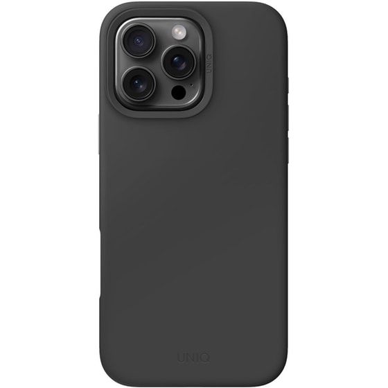 Θήκη Apple iPhone 16 Pro - Uniq Lino Hue Hybrid Silicone Case with Magnetic Charging - Grey image 0