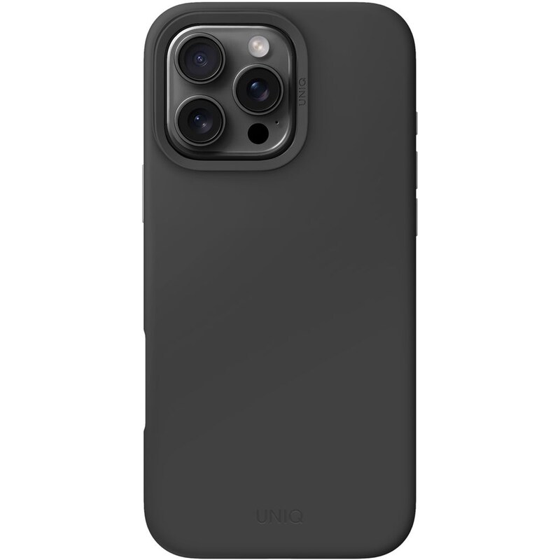 Θήκη Apple iPhone 16 Pro - Uniq Lino Hue Hybrid Silicone Case with Magnetic Charging - Grey