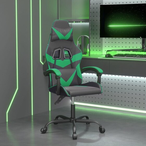 Καρέκλα Gaming VIDAXL 349546 από Τεχνητό Δέρμα - Μαύρο image 8
