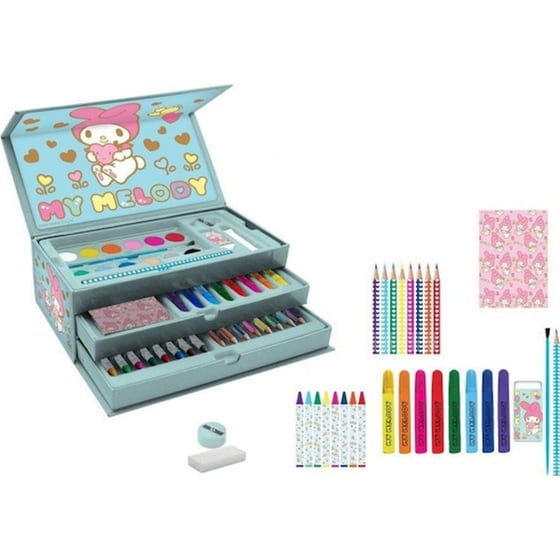 Βαλιτσάκι Σετ Ζωγραφικής Διακάκης My Melody 52 Τεμάχια image 2