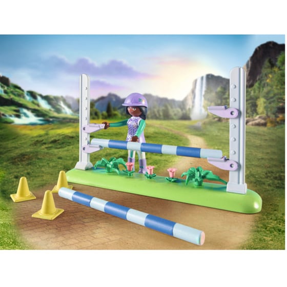 PLAYMOBIL® Horses of Waterfall Εκπαίδευση αλόγου με την Zoe και τον Blaze (71355) image 3
