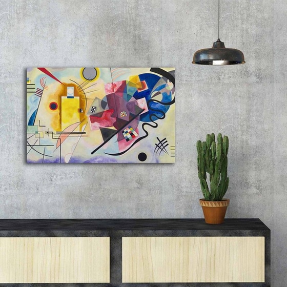 Μοντέρνος Πίνακας 24Mall Αφηρημένο Σχέδιο 45x70 cm image 2